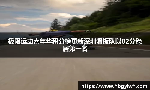 极限运动嘉年华积分榜更新深圳滑板队以82分稳居第一名